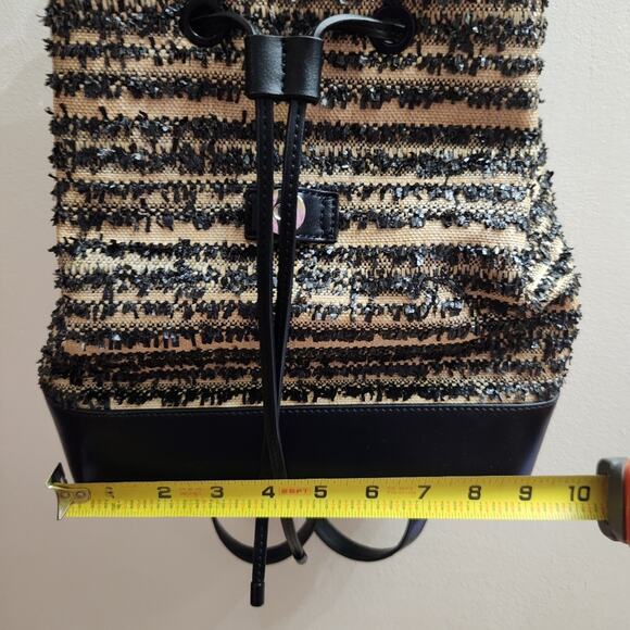 Guess Kimi Logo Convertible Backpack Shoulder Bag Purse Black - Picture 8 of 9